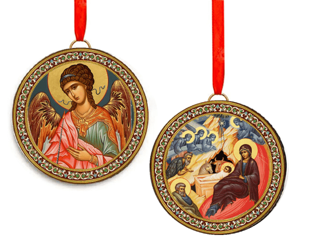 Icon Pendant - Nativity - Holy Cross Monastery